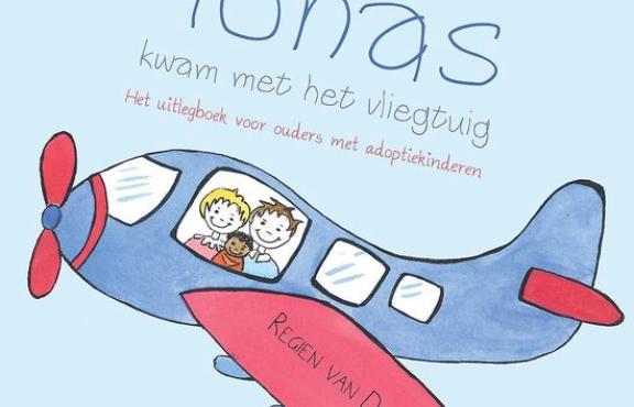 Voorkant van het boek: Yonas kwam met het vliegtuig